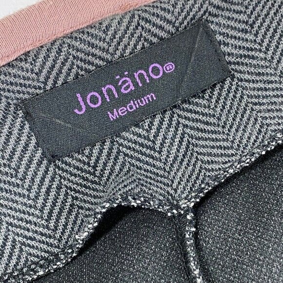 Jonano Women’s Gray Luxury Herringbone Modern Jacket and Skirt Suit M/C38/W31 - Picture 8 of 10